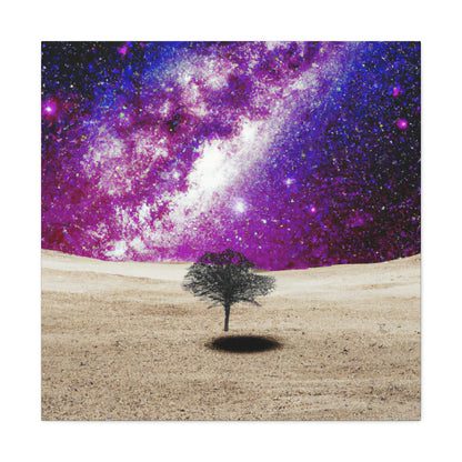 "Árbol solitario de polvo de estrellas" - The Alien Canva