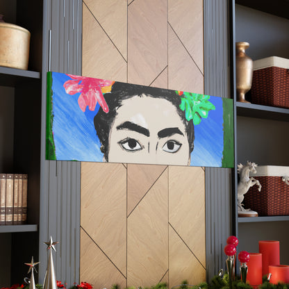 "Frida Ardiente: Pintando un ícono mexicano con cultura colorida" - The Alien Canva