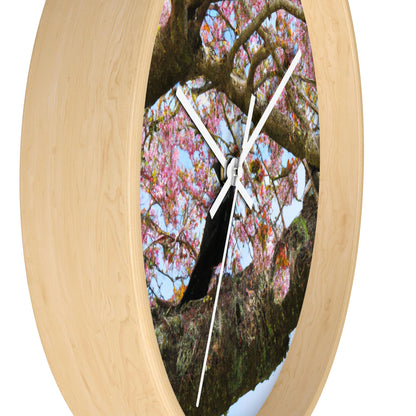 "A Blossoming Reflection" - The Alien Wall Clock