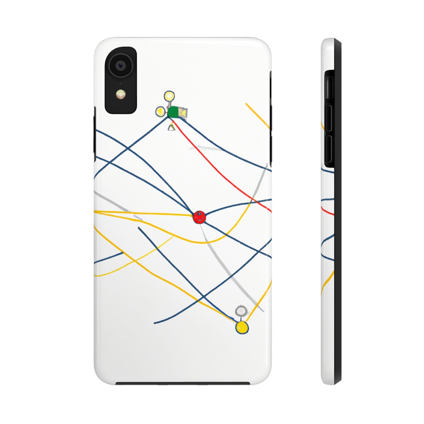 "Exploring the Dynamic Topology: Artful Visualization of a Network Structure." - The Alien Tough Phone Cases