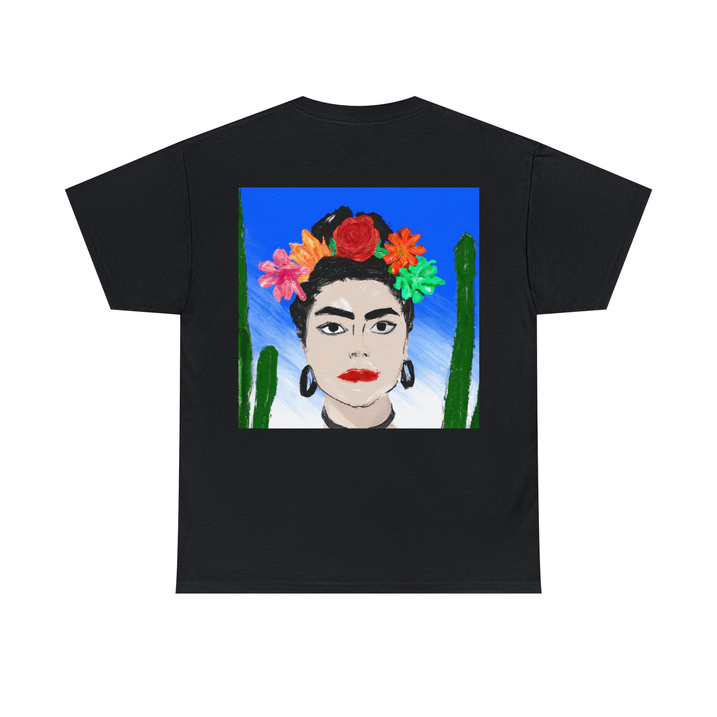 "Frida Ardiente: Pintando un ícono mexicano con cultura colorida" - La camiseta de Alien