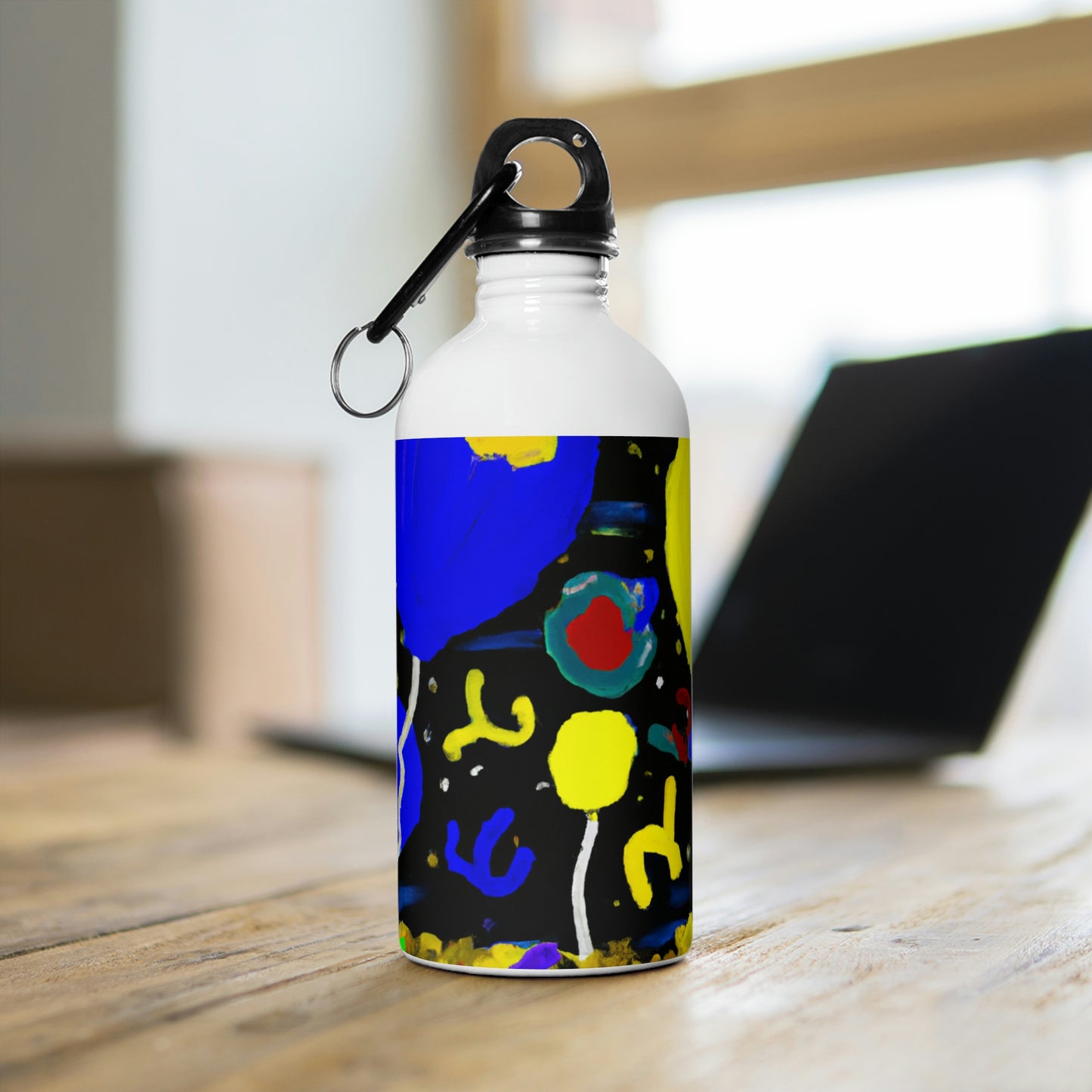 "A Starry Night Rainbow" - Die Alien-Wasserflasche aus Edelstahl