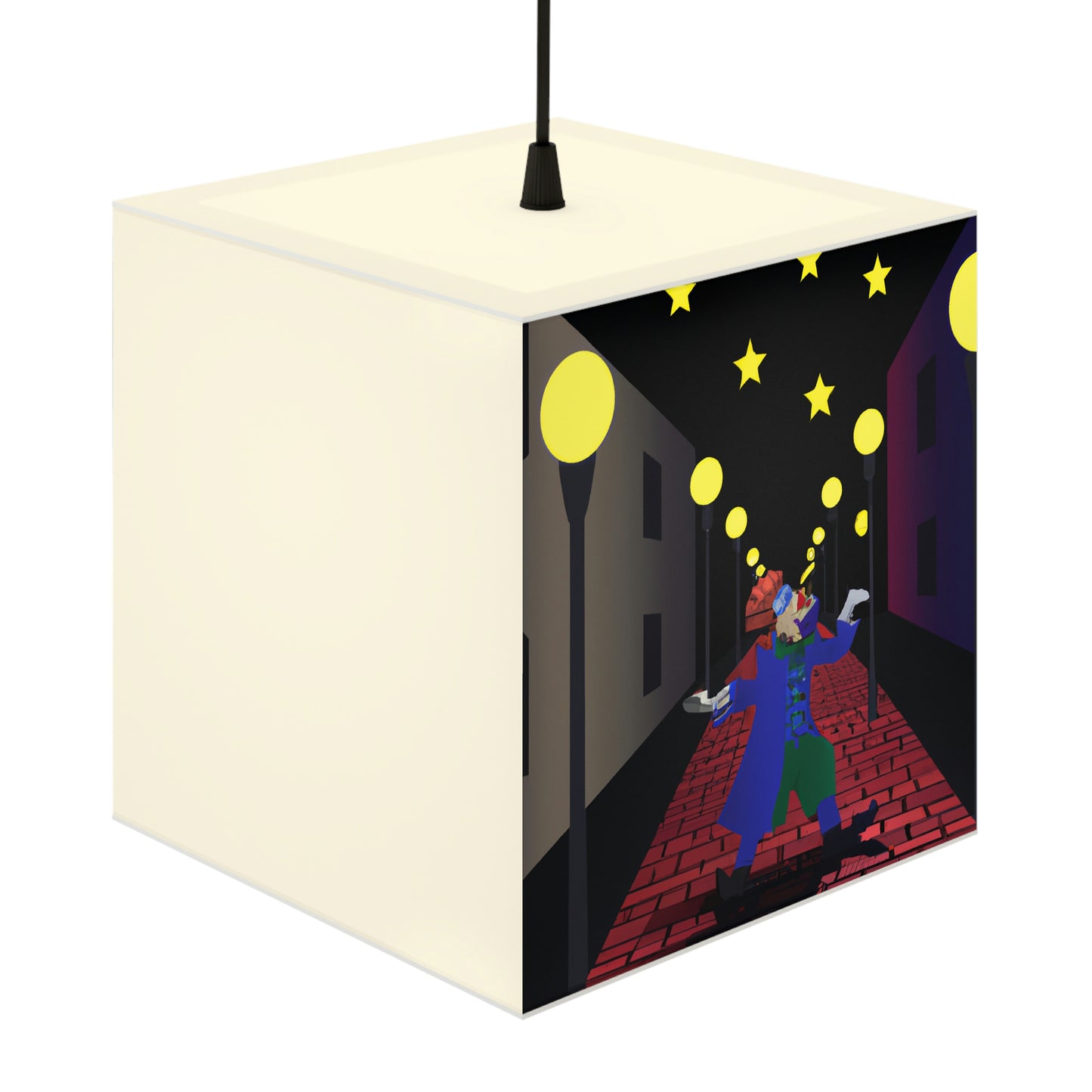 "Alley Star Juggler" - La lámpara Alien Light Cube