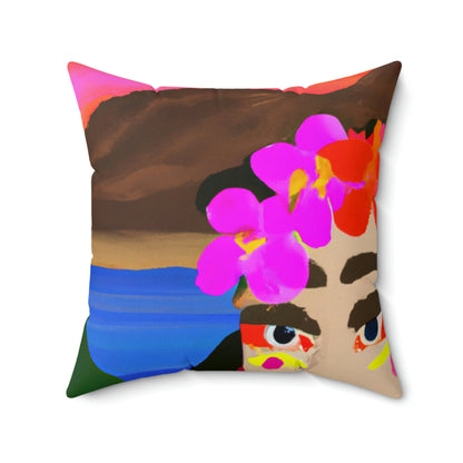 "Enchantment at Dusk" - The Alien Square Pillow