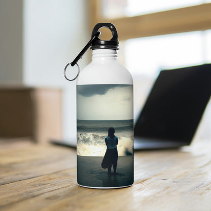 "The Solitary Woman and the Roaring Sea" - The Alien Stainless Steel Water Bottle