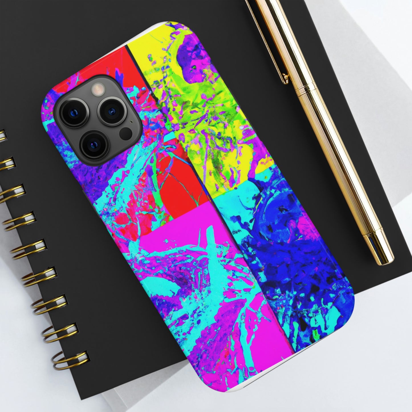 "Ein Regenbogen aus gefiederten Freunden" - Die Alien Tough Phone Cases