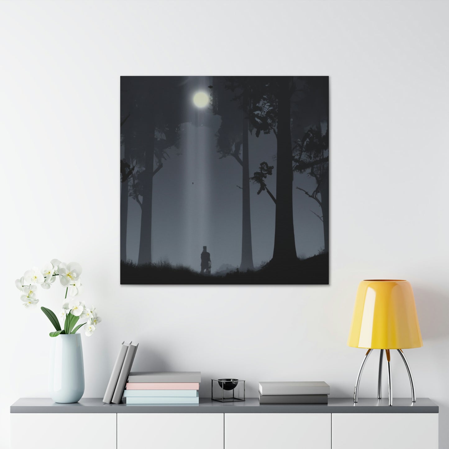 Lost in the Moonlight Forest. - The Alien Canva