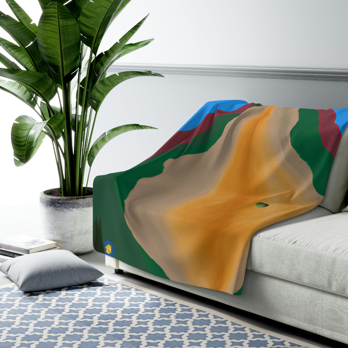 "A Ray of Hope" - The Alien Sherpa Fleece Blanket