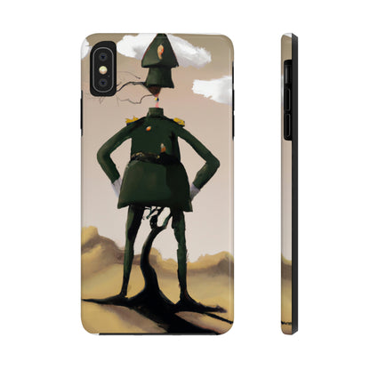 "Courage Against Despair: A Soldier's Triumph" - The Alien Tough Phone Cases