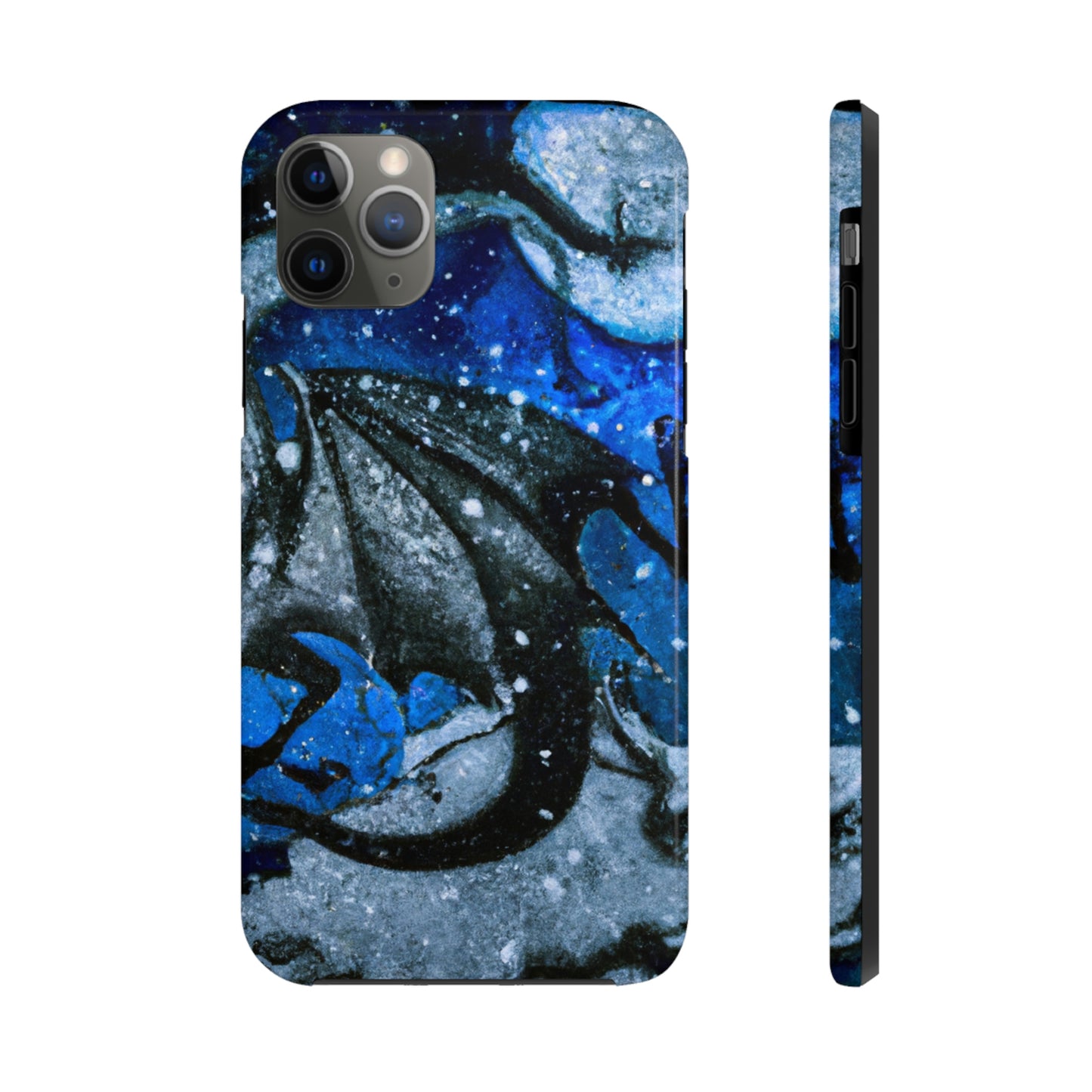 "Frosted Moonlight Dragon" - Die Alien Tough Phone Cases