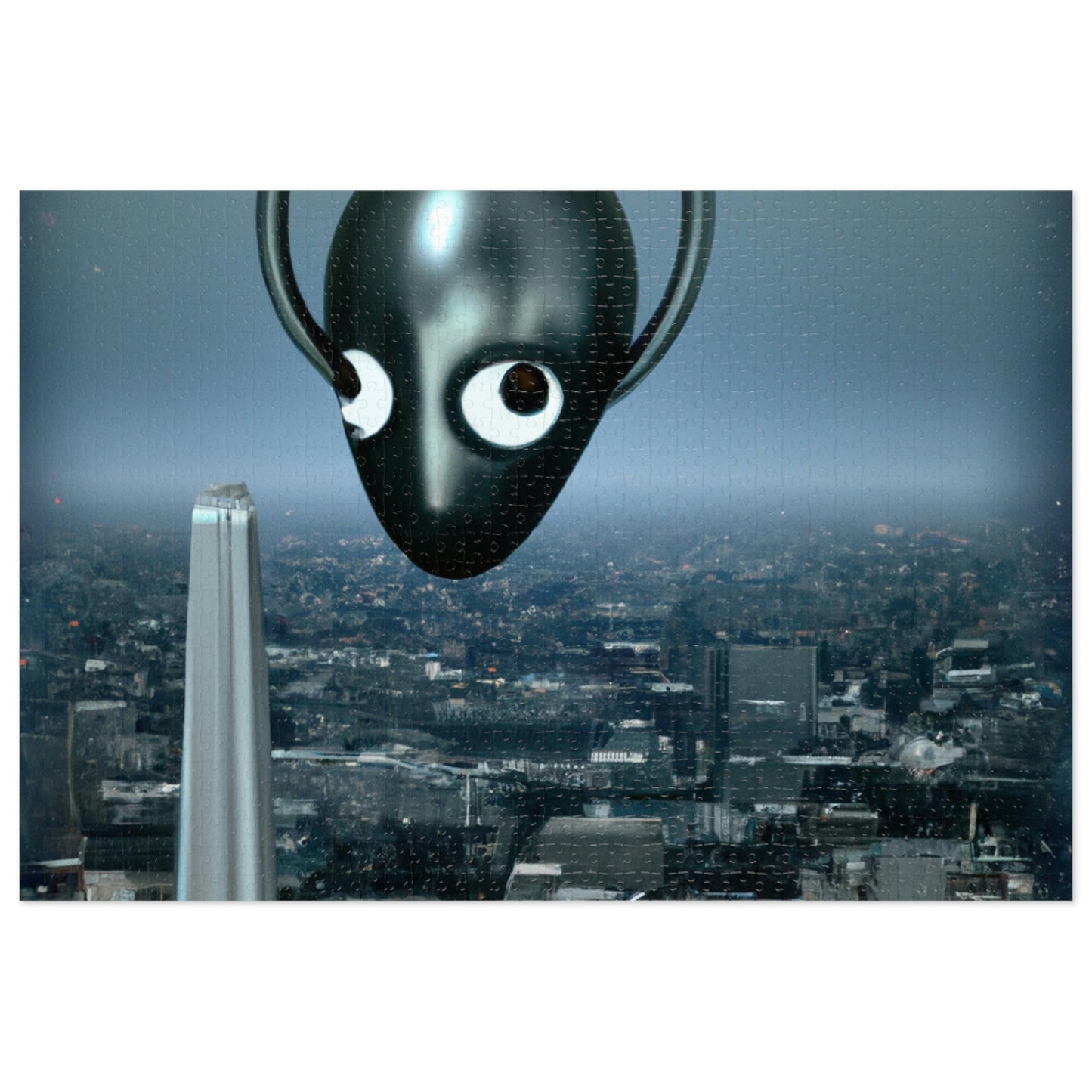 "A Distant Spark: An Alien's Search for Sanctuary in the City." - The Alien Jigsaw Puzzle