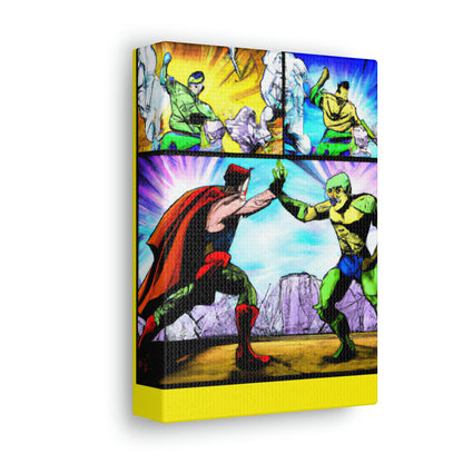 Superhero Showdown! - The Alien Canva