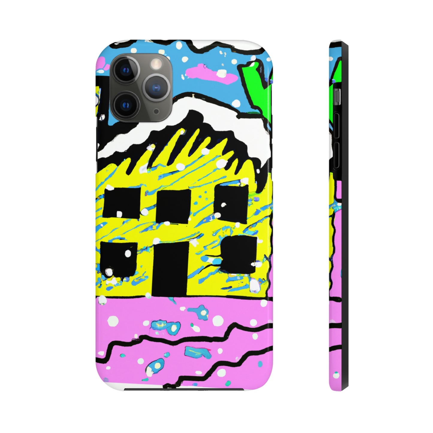 "Desolate Winter Dwelling" - Die Alien Tough Phone Cases