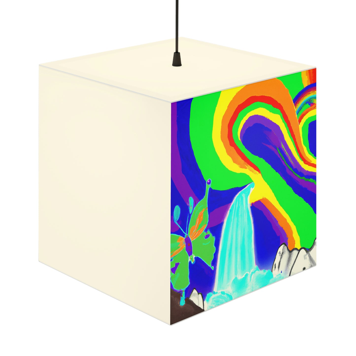 "Dancing Amongst the Splendor" - The Alien Light Cube Lamp