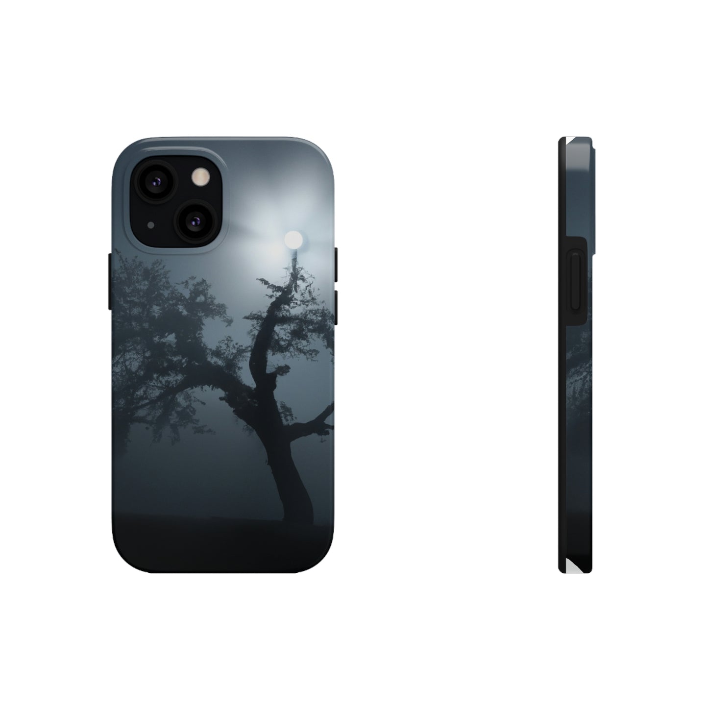 "Ein leuchtender Wächter im Nebel" - Die Alien Tough Phone Cases