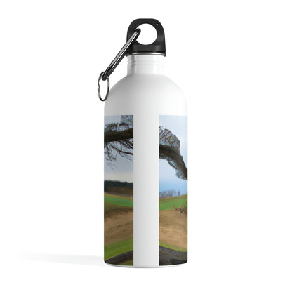 "A Shadow in the Meadow: The Last Standing Tree" - The Alien Stainless Steel Water Bottle