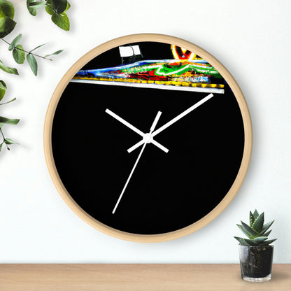 "Abandoned Illumination: A Haunted Carnival". - The Alien Wall Clock