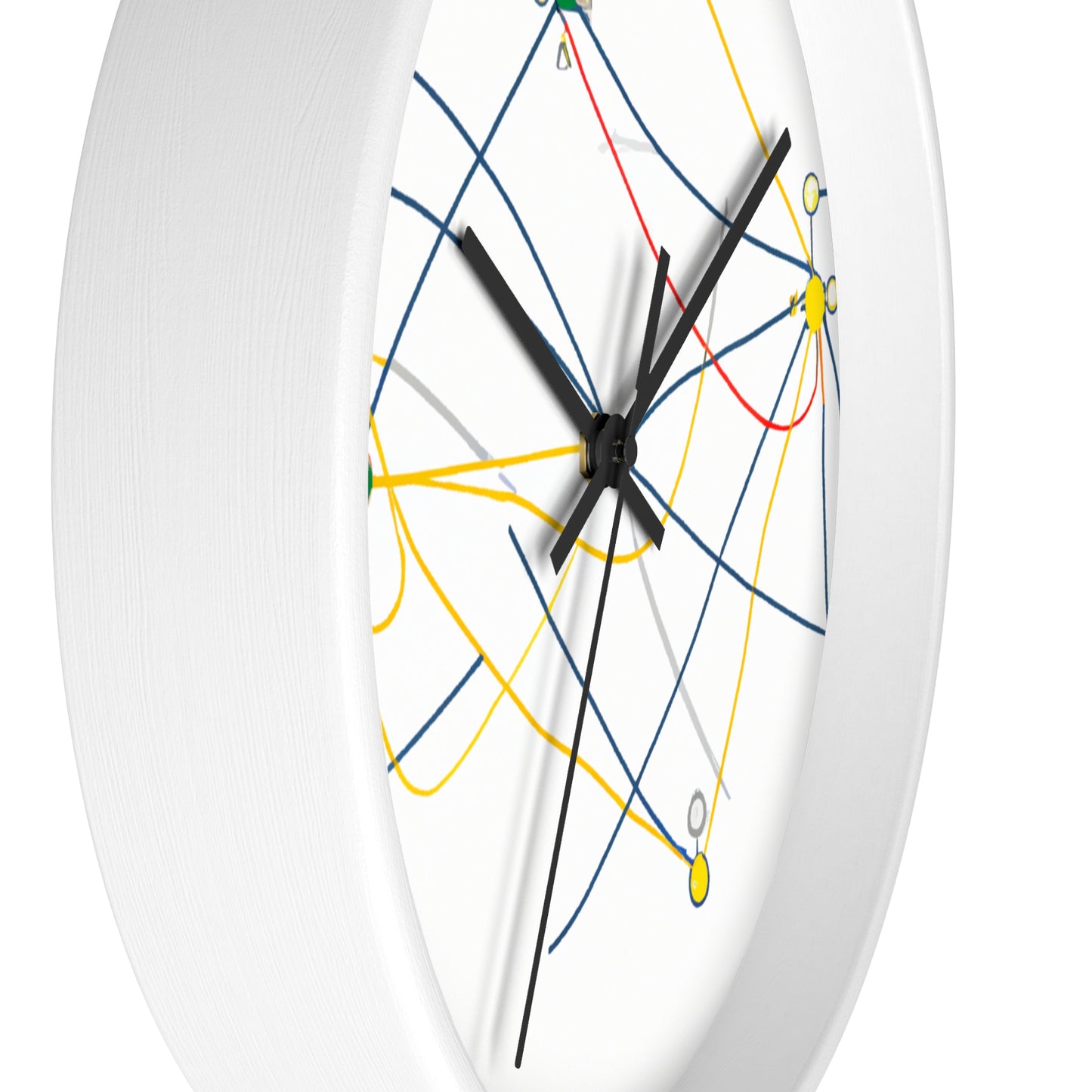 "Exploring the Dynamic Topology: Artful Visualization of a Network Structure." - The Alien Wall Clock