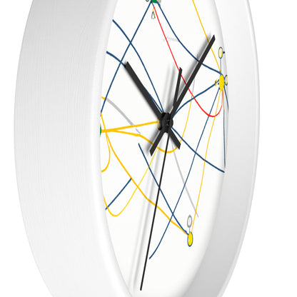 "Exploring the Dynamic Topology: Artful Visualization of a Network Structure." - The Alien Wall Clock