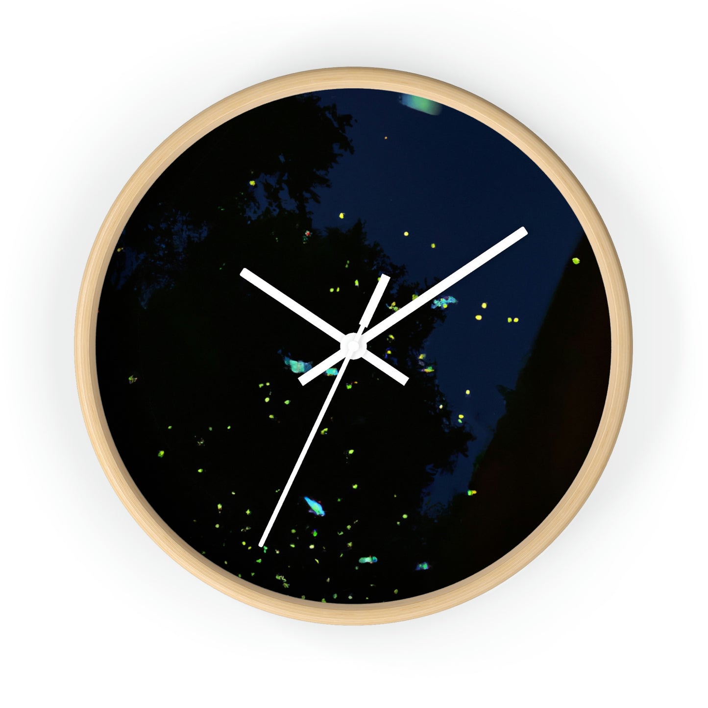 "Moonlight Fireflies" - The Alien Wall Clock