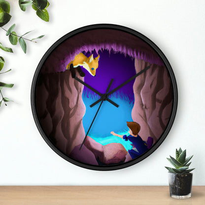 The Fox in the Cavern - The Alien Wall Clock