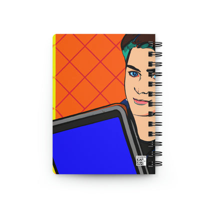 "The Pop Art Laptop Surfer" - The Alien Spiral Bound Journal