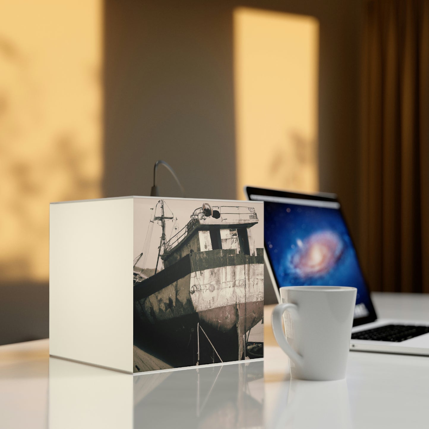 "A Sailor's Last Stop" - Die Alien Light Cube Lampe