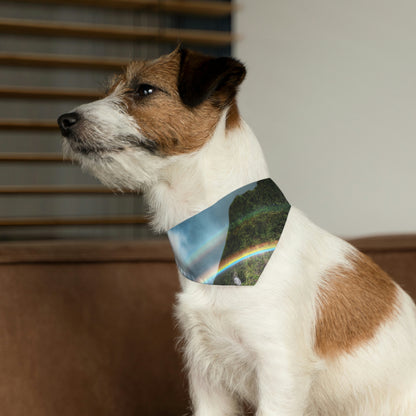 The Rainbow Gateway - Collar de bandana para mascota alienígena