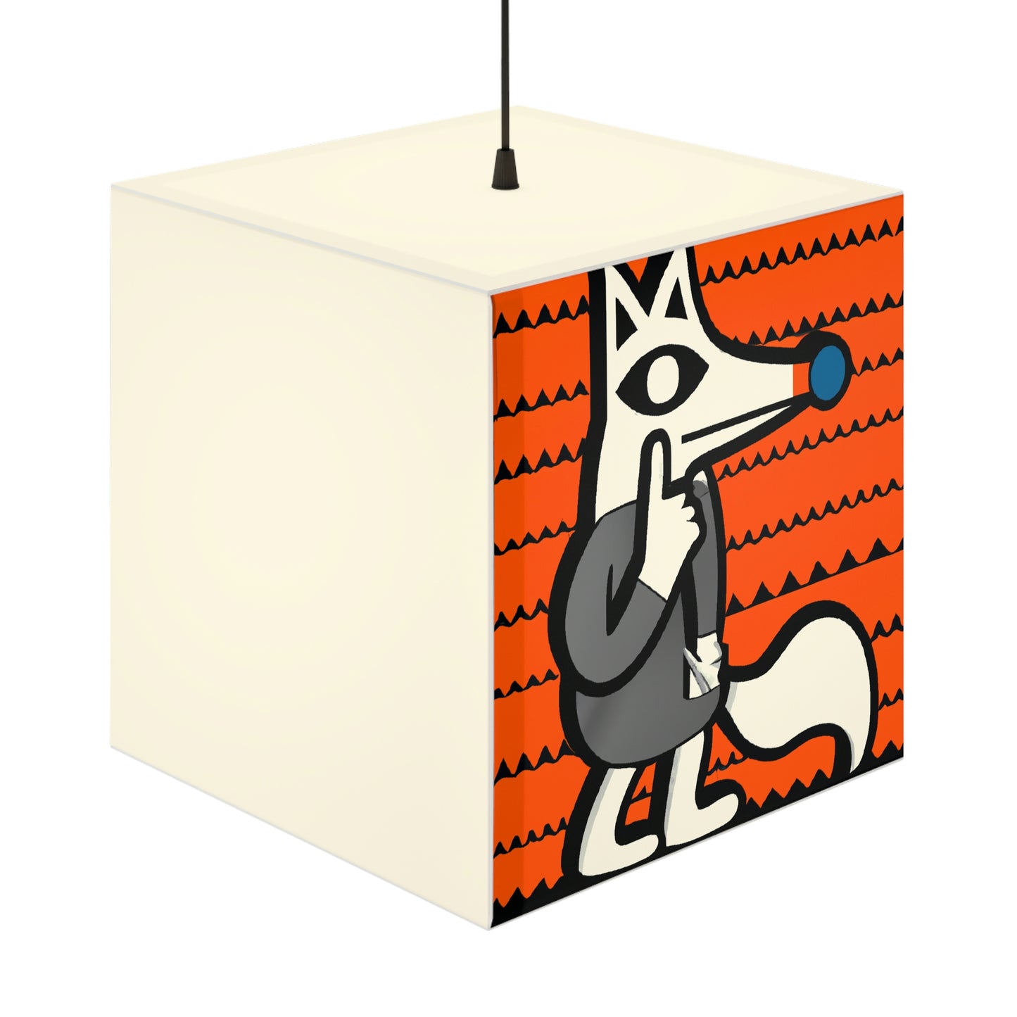 The Fox's Stolen Secret - The Alien Light Cube Lamp