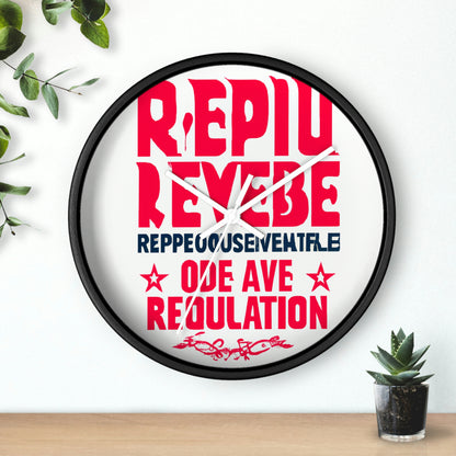 "Rising Up: The Rebellion That Overthrew Oppression" - Die Alien-Wanduhr