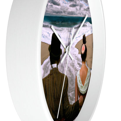 Sea-Swept Romance - The Alien Wall Clock