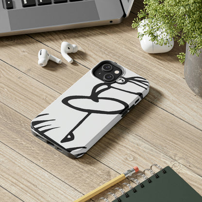 "Ballet on a Blade: A Ballerina's Spin" - The Alien Tough Phone Cases