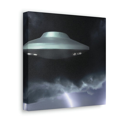 "Stormy Encounter" - The Alien Canva