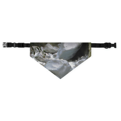 "Canyon Chaos: The Rockslide Race" - The Alien Pet Bandana Collar