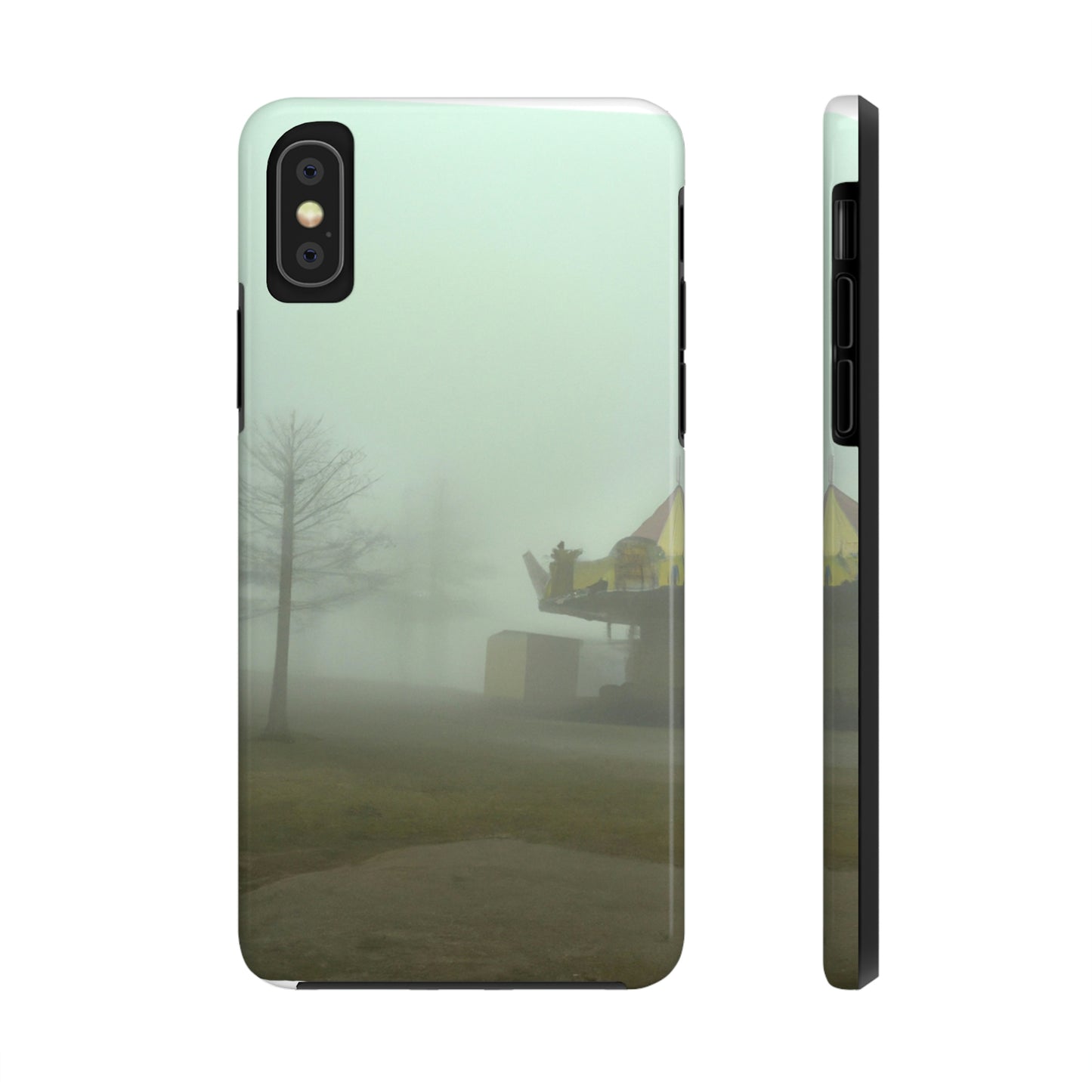 "Sueños brumosos de un carnaval abandonado" - The Alien Tough Phone Cases