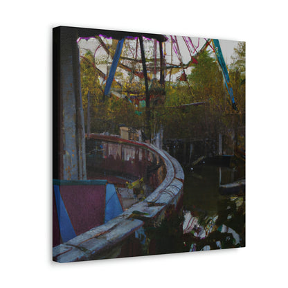 "Lost in the Funhouse: Exploring the Abandoned Amusement Park" - The Alien Canva