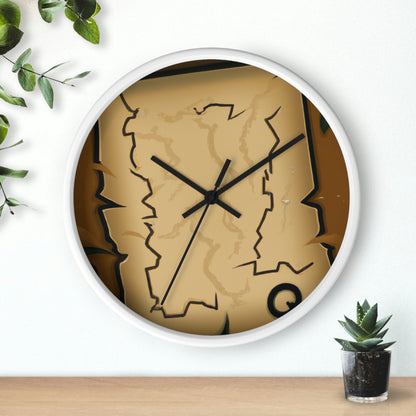 "El misterioso mapa de los tesoros enterrados" - El reloj de pared alienígena