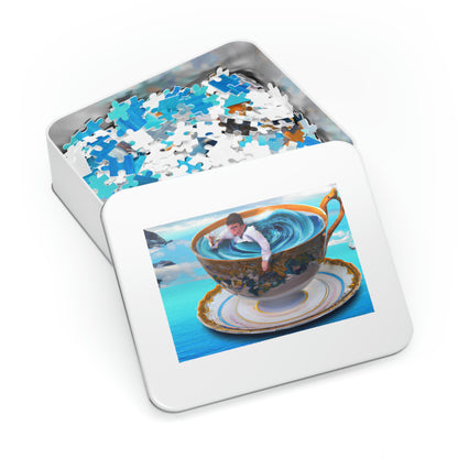 "Adrift in a China Cup: The Story of a Lost Child's Oceanic Adventure" - The Alien Jigsaw Puzzle