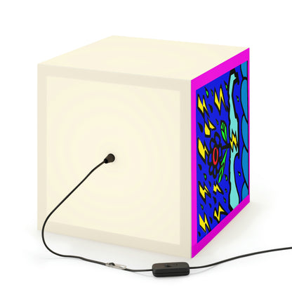 "A Bold Bloom Amidst the Storm" - The Alien Light Cube Lamp