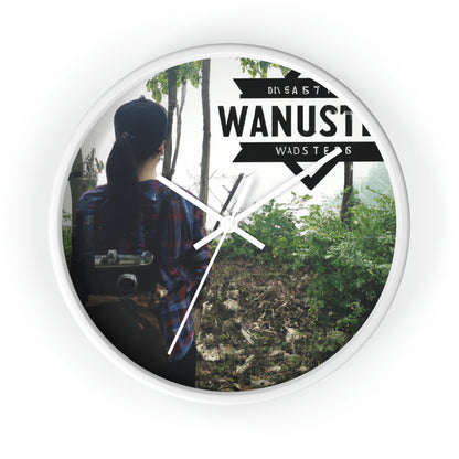 "Lost in Time: Exploring Forgotten Memories Through Wanderlust" - The Alien Wall Clock