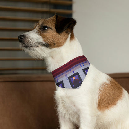 "Caper in the Mansion: A Raccoon's Adventure" - The Alien Pet Bandana Collar