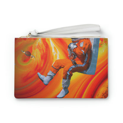 "Journeying in the Burning Orange Galaxy" - The Alien Clutch Bag