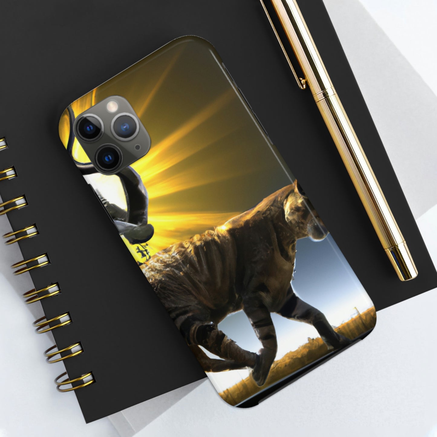 "A Purrfect Sunbeam Moment" - Die Alien Tough Phone Cases