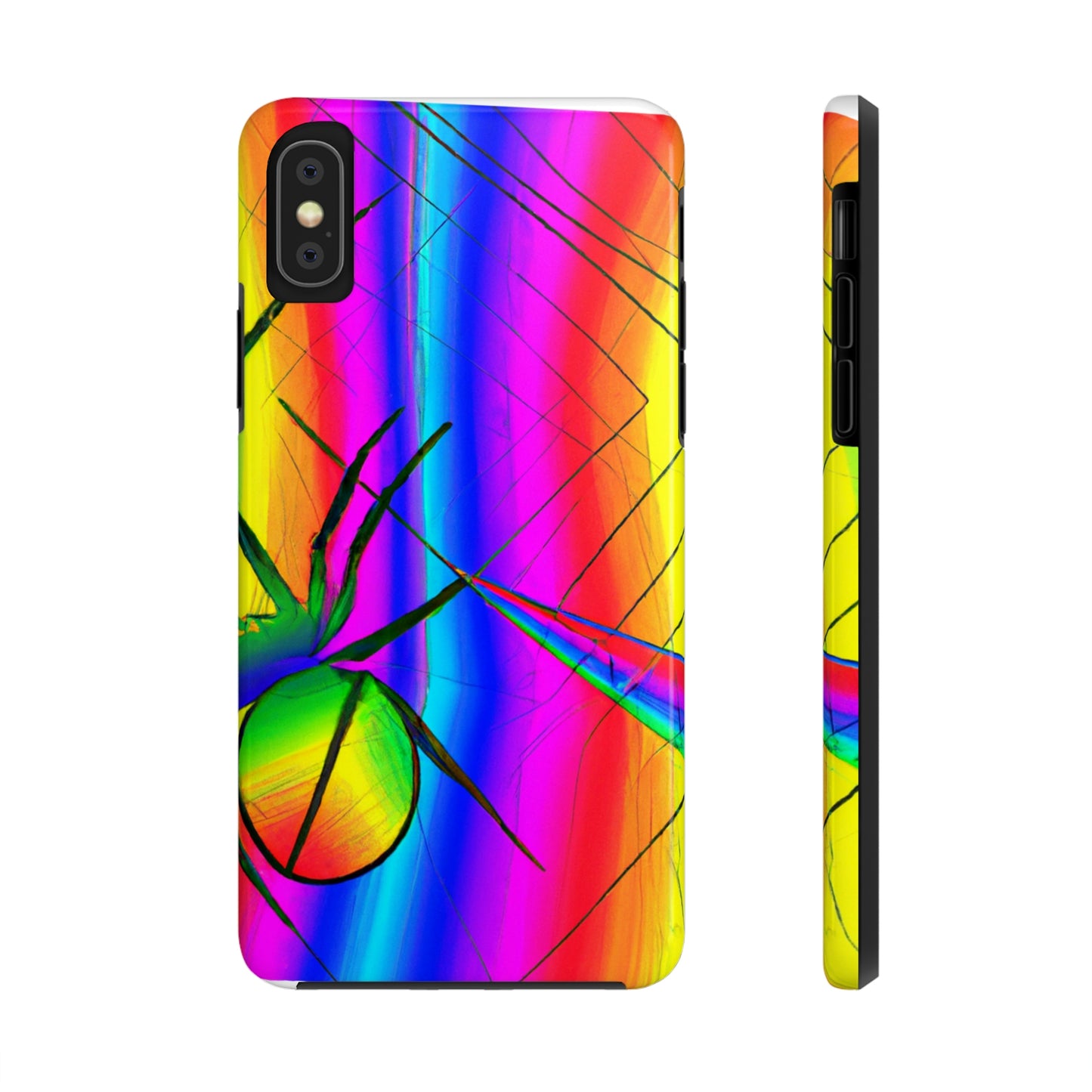 "A Spinnerette's Prismatic Web" - The Alien Tough Phone Cases