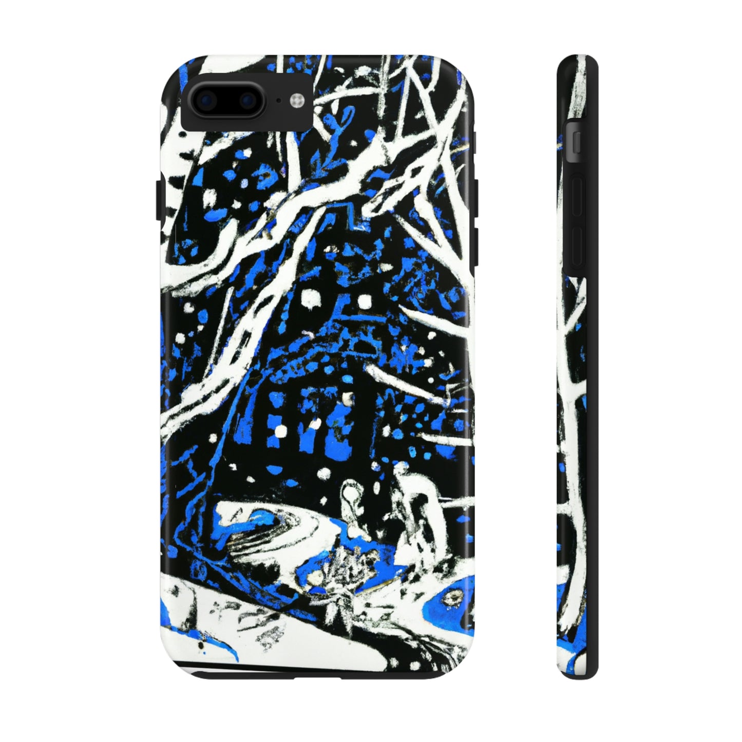 Snowy Forest Night: A Fairytale Odyssey - The Alien Tough Phone Cases