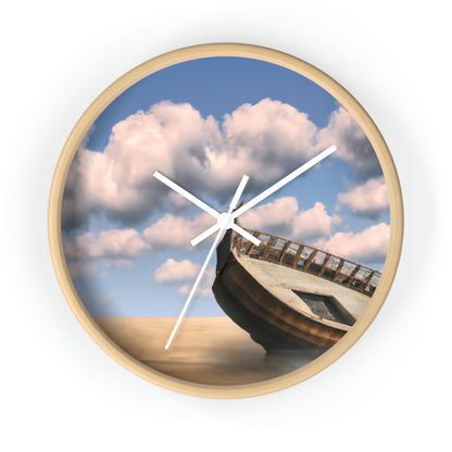 "A Boat Adrift: The Lost Legacy of the Sea." - The Alien Wall Clock