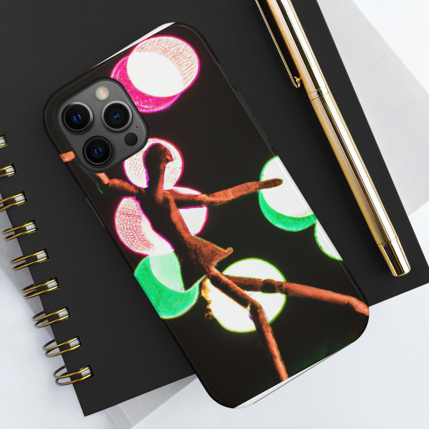 "Dancing in a Starry Shower". - The Alien Tough Phone Cases