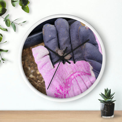 "A Tiny Home in an Old Glove" - The Alien Wall Clock