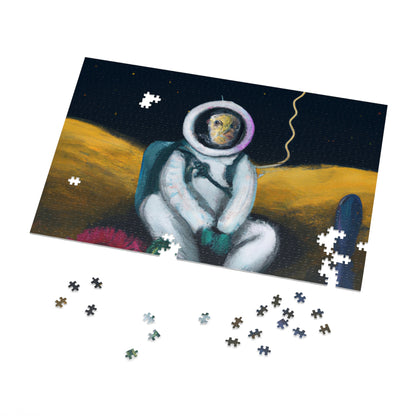 "Alone in the Dark: A Solitary Astronaut's Survival" - The Alien Jigsaw Puzzle