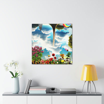 Rainbow Sky Garden - The Alien Canva